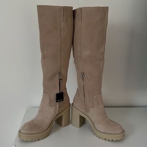 dolce vita (NEW) CORRY H20 BOOTS dune suede 100% waterproof, size 7